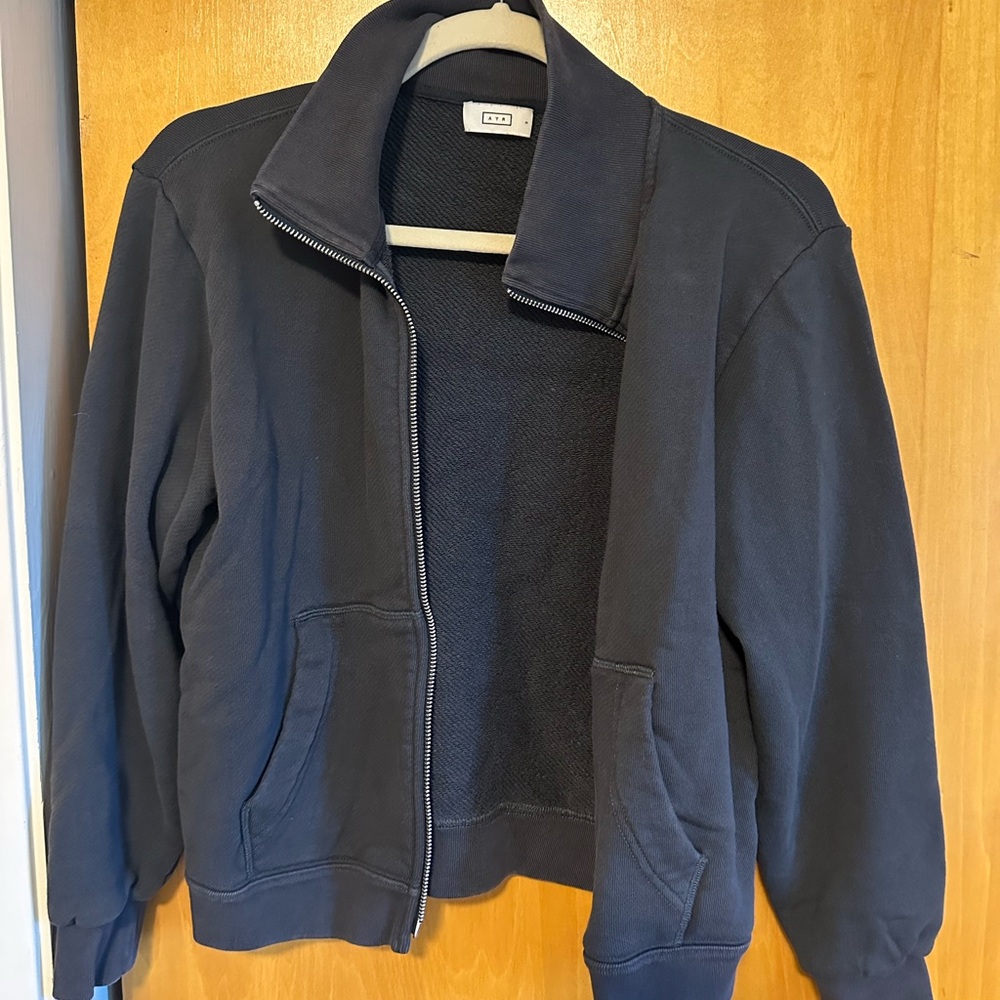 Dark grey AYR Zip-Up Jacket